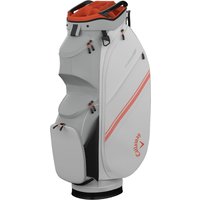 CALLAWAY 2026 CHASE 14 GOLF CART BAG - WHITE / SILVER / ORANGE +FREE GIFT