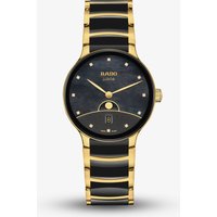 Rado Ladies Centrix Moonphase Black Mother Of Pearl Dial Watch R30233942