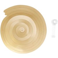 ideeshop 43% Rabatt auf 6 goldene 60 cm Spiralluftschlangen von Rico Design