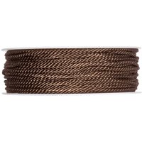 ideeshop 30% Rabatt auf 10m Halbach Kordel 2mm in Dunkelbraun