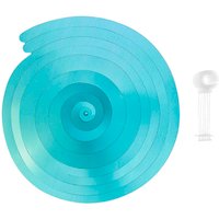 ideeshop Sichern Sie sich 43% Rabatt 6 Spiralluftschlangen von Rico Design 60cm in Türkis Matt