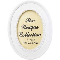 ideeshop 30% Rabatt auf ovale Bilderrahmen 5cm in Weiß bei idee Creativmarkt