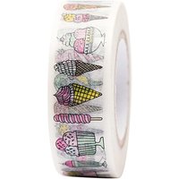 ideeshop 30% Rabatt auf Rico Design Paper Poetry Tape Eiscreme 15mm 10m