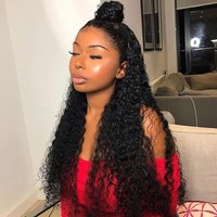 Swiss 300% Density13*4 Lace Frontal Wig Brazilian Curl