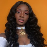 Lace Frontal Wig 200% Density Pre-Bleached Knots Loose Deep Wave