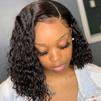 Effortless Bob Lace Wig 150% Density 13*6 Deep Parting Space Pre-Bleached Knots