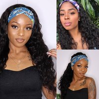 Easy Install Put On & Go Headband Wig 150% Density Human Hair Loose Curl