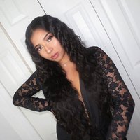 Undetectable Film Lace Closure Wig 5x5 200% Density Natural Black Loose Curl