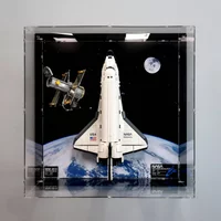 NASA Space Shuttle Discovery Wall Display Case for LEGO 10283
