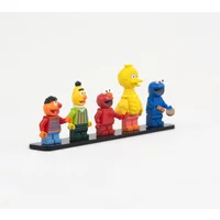 Display Plate for 5 LEGO Minifigures (Pack of 5)