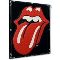 The Rolling Stones Wall Mounted Display Case for LEGO 31206