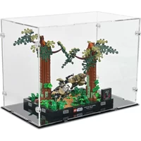 Endor Speeder Chase Diorama Display Case for LEGO 75353