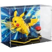 Pokémon Pikachu and Poké Ball Display Case for LEGO 72152