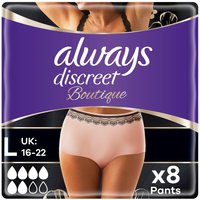 Always Discreet Boutique Pants Plus - Large - 8 Pack