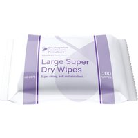 Primacare Super Dry Wipes - 32x30cm - 100 Pack Primacare Super Dry Wipes - 32x30cm - 100 Pack