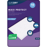 SureDry Incontinence Bed Pads 2,400ml 60 x 90cm - Pack 10