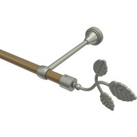 Gardinenstange Gold matt / Chrom matt, Metall 16 mm Ø Primus Alessia