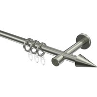 Vorhangstangen Edelstahl-Optik 16 mm Ø Sinux Scarano
