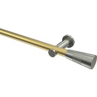 Vorhangstange Messing-Optik / Edelstahl-Optik 20 mm Ø Platon Tanara