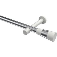 Stilgarnituren Chrom / Weiß, Metall 20 mm Ø Prestige Tanara