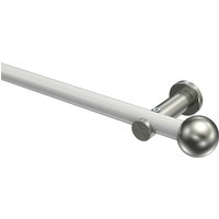 Stilgarnituren Weiß / Edelstahl-Optik, Metall 20 mm Ø Platon Luino