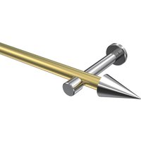 Vorhangstange Messing-Optik / Chrom, Metall 20 mm Ø Prestige Savio