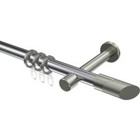 Vorhangstange Chrom / Edelstahl-Optik, Metall 20 mm Ø Prestige Verano