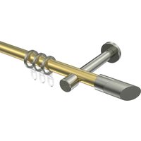 Gardinenstangen Messing-Optik / Edelstahl-Optik 20 mm Ø Prestige Verano