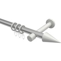 Stilgarnitur Silbergrau / Weiß, Metall 20 mm Ø Prestige Savio