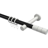 Stilgarnituren Schwarz / Weiß, Metall 20 mm Ø Prestige Elanto