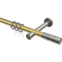 Gardinenstange Messing-Optik / Edelstahl-Optik 20 mm Ø Prestige Elanto