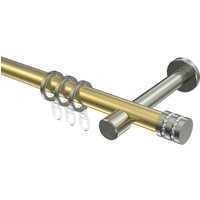 Gardinenstangen Messing-Optik / Edelstahl-Optik 20 mm Ø Prestige Estana