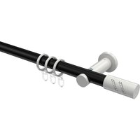Stilgarnituren Schwarz / Weiß, Metall 20 mm Ø Platon Zoena