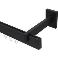 Innenlaufstange / Gardinenstange Schwarz Eckdesign Smartline Paxo