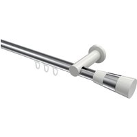 Innenlaufstange Chrom / Weiß, Aluminium / Metall 20 mm Ø Platon Tanara