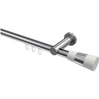 Innenlauf-Gardinenstangen Chrom, Aluminium / Metall 20 mm Ø Platon Tanara