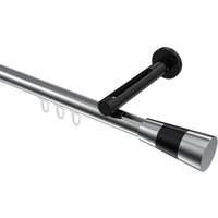 Innenlaufstange Chrom / Schwarz, Aluminium / Metall 20 mm Ø Siteno Tanara