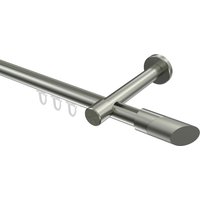 Innenlauf-Vorhangstange Edelstahl-Optik 20 mm Ø Prestige Verano