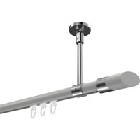Innenlaufstange (Deckenanbringung) Weiß / Chrom, Aluminium / Metall 20 mm Ø Sonette Verano