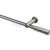 Innenlaufstange Chrom / Edelstahl-Optik, Aluminium / Metall 20 mm Ø Platon Mavell