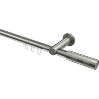 Gardinenstangen mit Innenlauf Edelstahl-Optik 20 mm Ø Platon Mavell