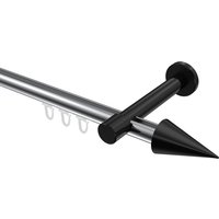 Innenlaufstange Chrom / Schwarz, Aluminium / Metall 20 mm Ø Prestige Savio