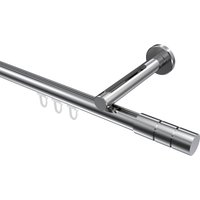 Innenlauf-Gardinenstange Chrom, Aluminium / Metall 20 mm Ø Siteno Elanto