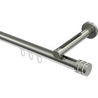 Innenlaufstange Edelstahl-Optik, Aluminium / Metall 20 mm Ø Siteno Estana