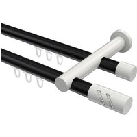 Innenlaufstange Schwarz / Weiß, Metall 20 mm Ø Platon Zoena, doppelläufig