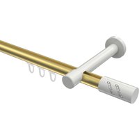Innenlaufstange Messing-Optik / Weiß, Aluminium / Metall 20 mm Ø Prestige Zoena