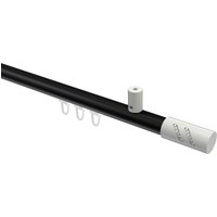 Innenlaufstange (Deckenanbringung) Schwarz / Weiß, Aluminium / Metall 20 mm Ø Sonius Zoena