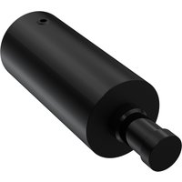 Trägerverlängerung 5 cm Typ D20 Weiß für Gardinenstangen-Träger 20 mm Ø