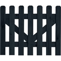 Gartentor Staketenzauntor Staketenzaun 80x100cm (Schwarz) Gartentor Staketenzauntor Staketenzaun 80x100cm (Schwarz)