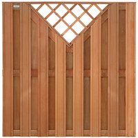 Sichtschutzzaun Hartholz V-Tellis 180x180cm A-Qualität Sichtschutzzaun Hartholz V-Tellis 180x180cm A-Qualität